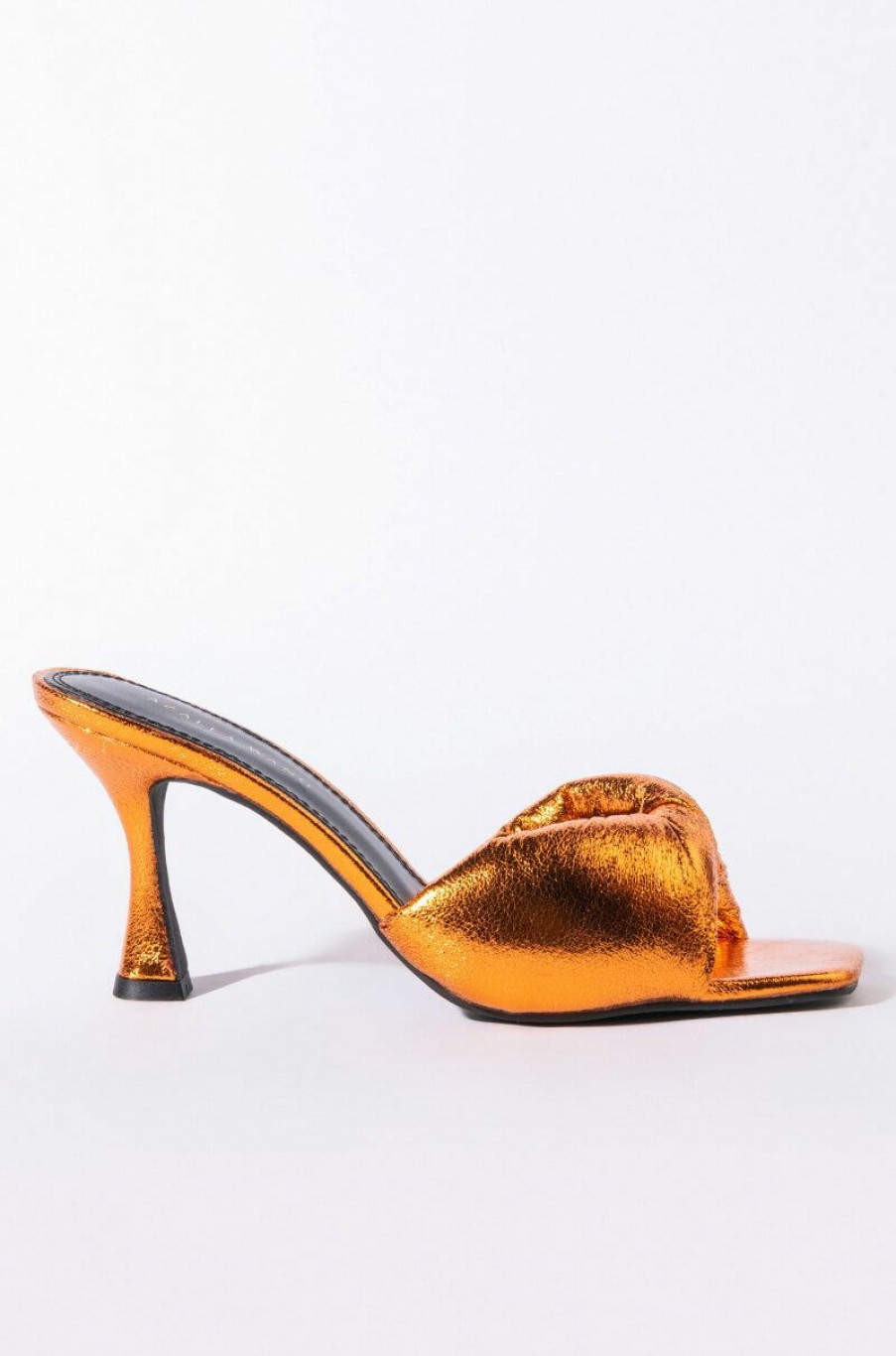 Shoes * | Azalea Wang Easy With You Chunky Sandal In Orange