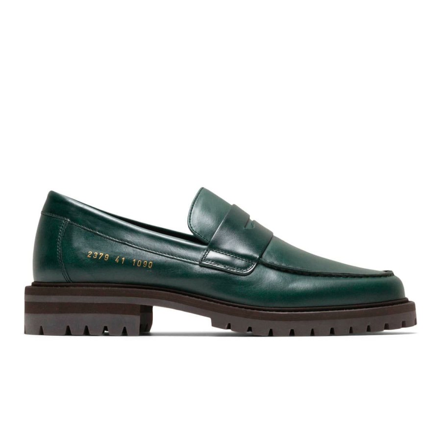 Footwear * | Common Projects Loafer With Lug Sole Green