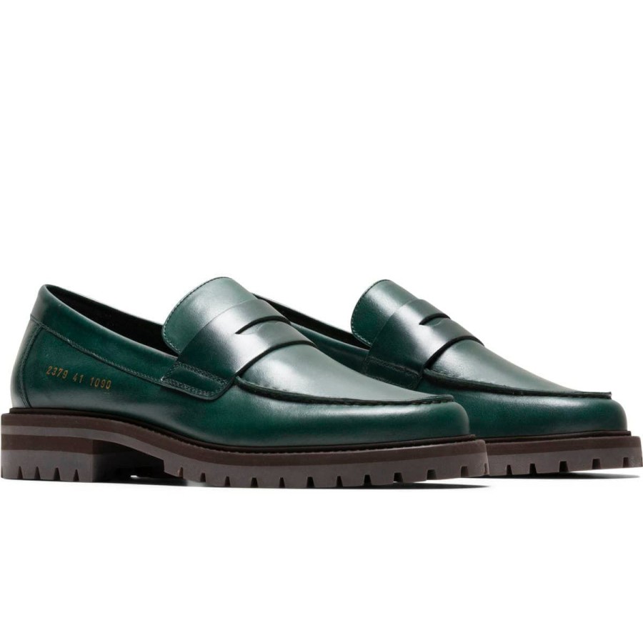 Footwear * | Common Projects Loafer With Lug Sole Green