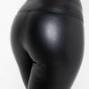 Bottoms * | Slim Thicc Faux Leather Leggings With 4 Way Stretch