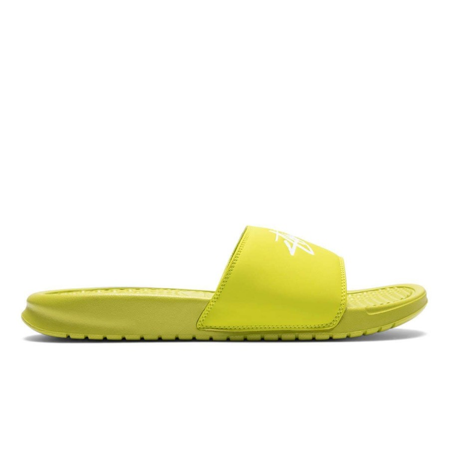 Footwear * | Nike X Stussy Benassi Bright Cactus/White [300]