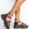 Shoes * | Azalea Wang Do It Like We Do Flatform Sandal Multi