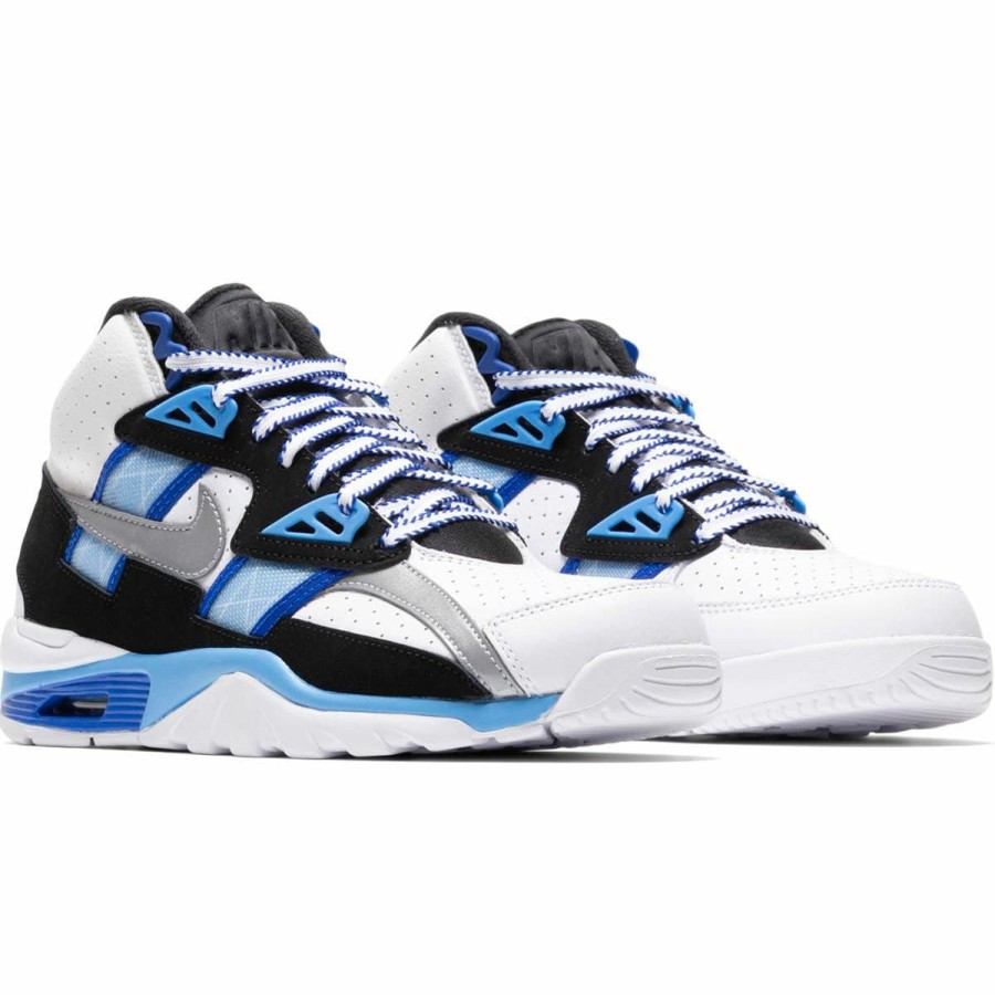 Footwear * | Nike Air Trainer Sc High White/Silver-Blue-Black [100]