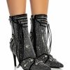 Shoes * | Azalea Wang Brooklyn Baby Stiletto Bootie In Silver