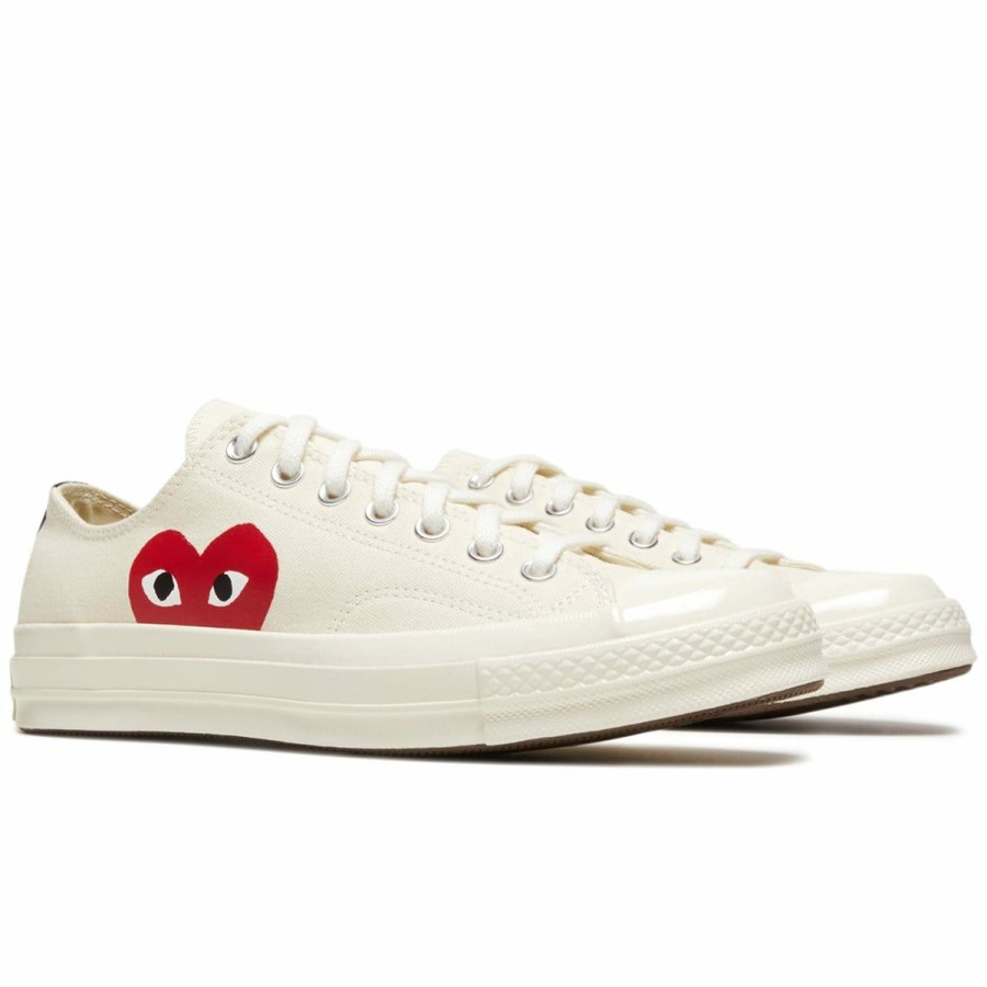 Footwear * | Converse X Cdg Play Chuck Taylor Low Beige