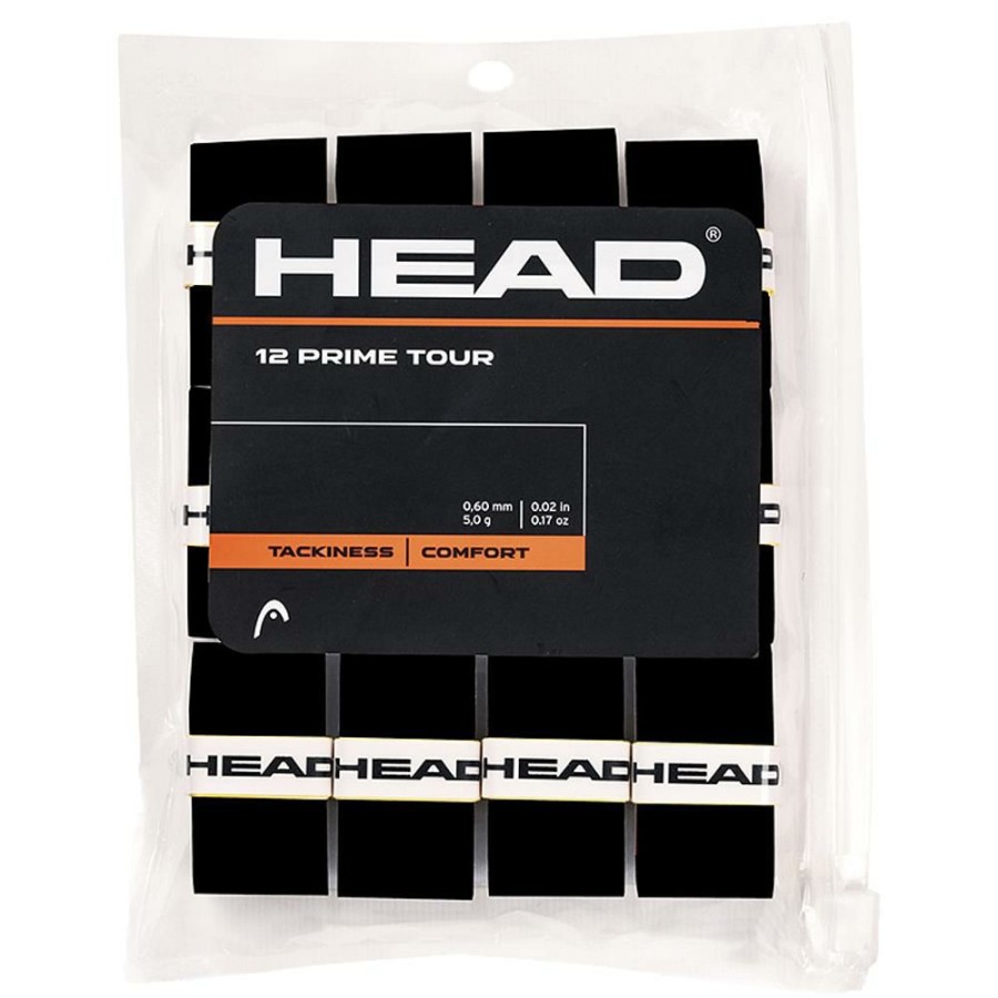 Overgrips * | Head Prime Tour Overgrip 12 Pack Black