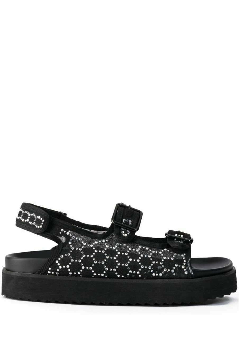 Shoes * | Corta Embellished Flat Sandal In Black