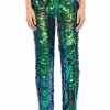 Bottoms * | Senorita Embellished Straight Leg Pant In Green