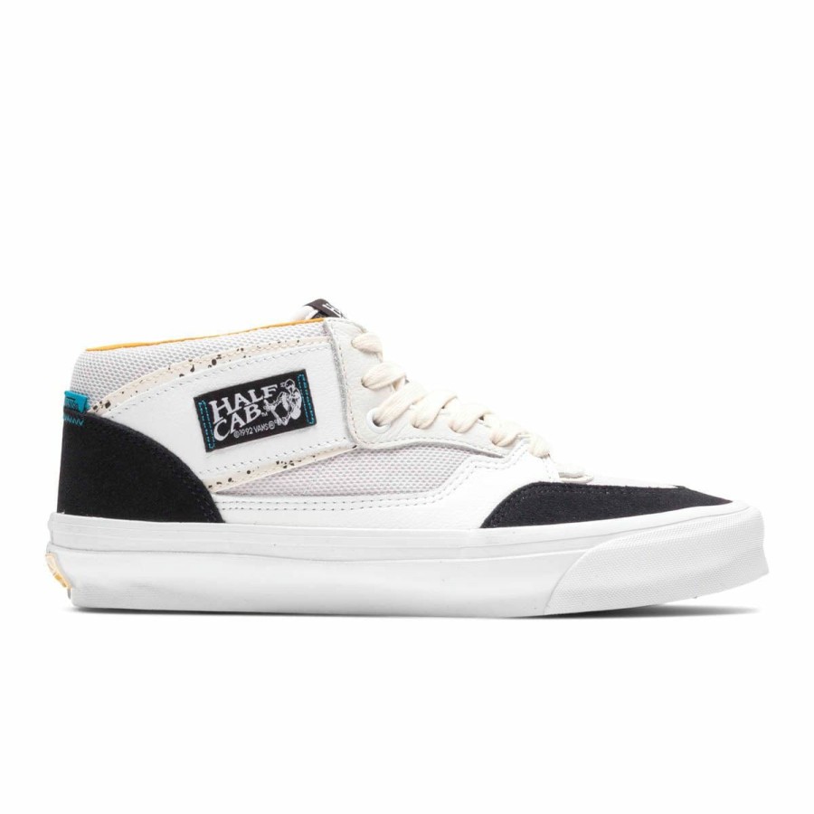 Footwear * | Vault By Vans Og Half Cab Ul Lx True White/Dark Navy