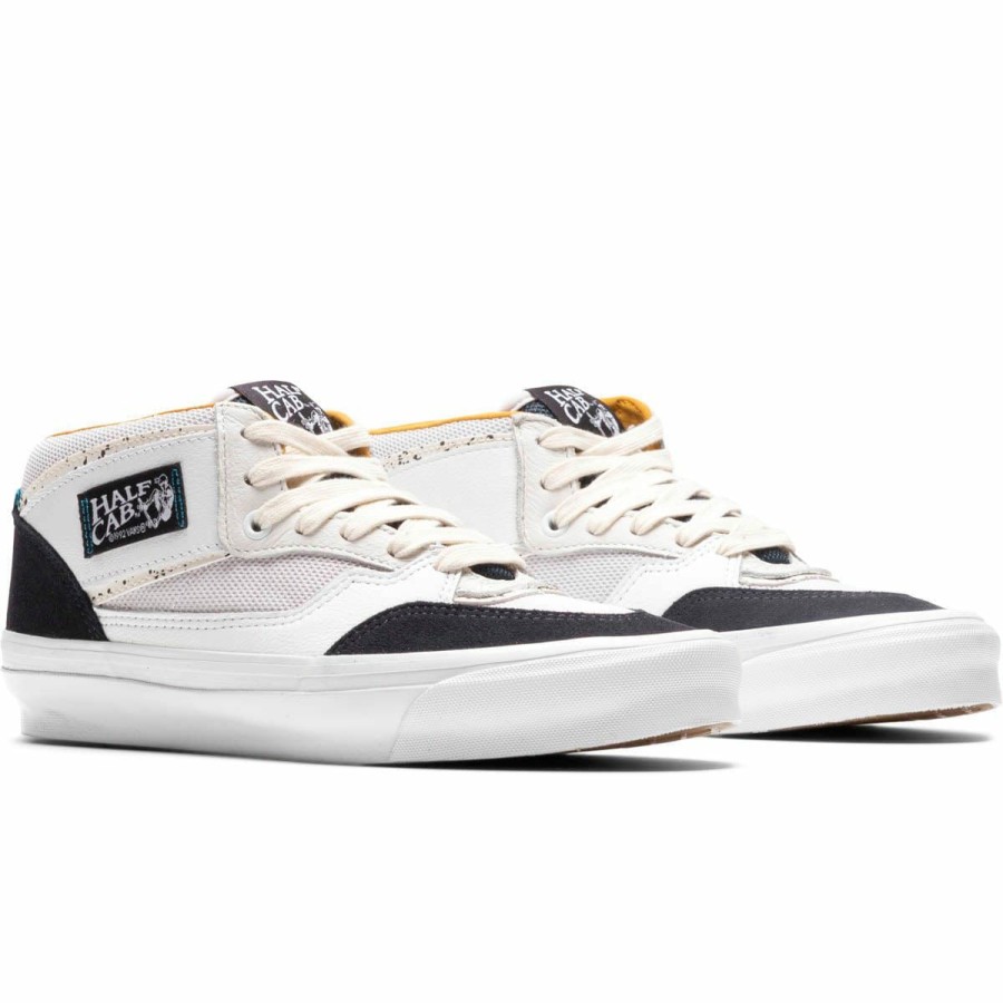 Footwear * | Vault By Vans Og Half Cab Ul Lx True White/Dark Navy