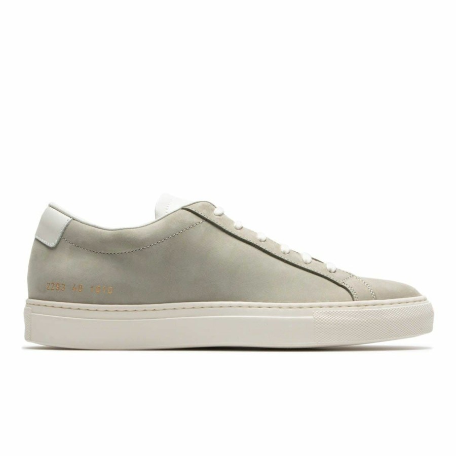 Footwear * | Common Projects Achilles Low (Nubuck) Olive