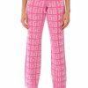 Bottoms * | Blown Away Wide Leg Knit Pant Pink