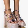 Shoes * | Azalea Wang Sugar High Chunky Sandal In Pink