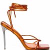 Shoes * | Azalea Wang Hyper Stiletto Sandal In Orange