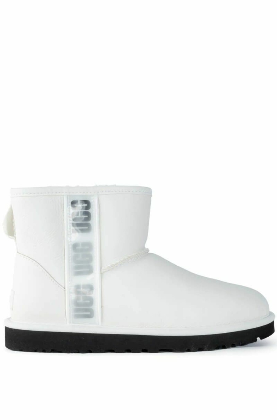 Shoes * | Ugg Classic Mini Side Logo Ii Bootie In White