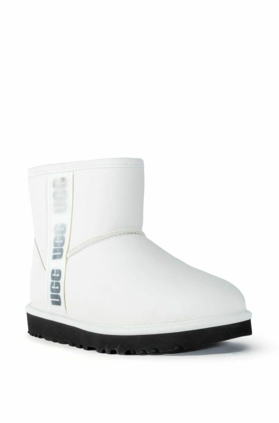 Shoes * | Ugg Classic Mini Side Logo Ii Bootie In White