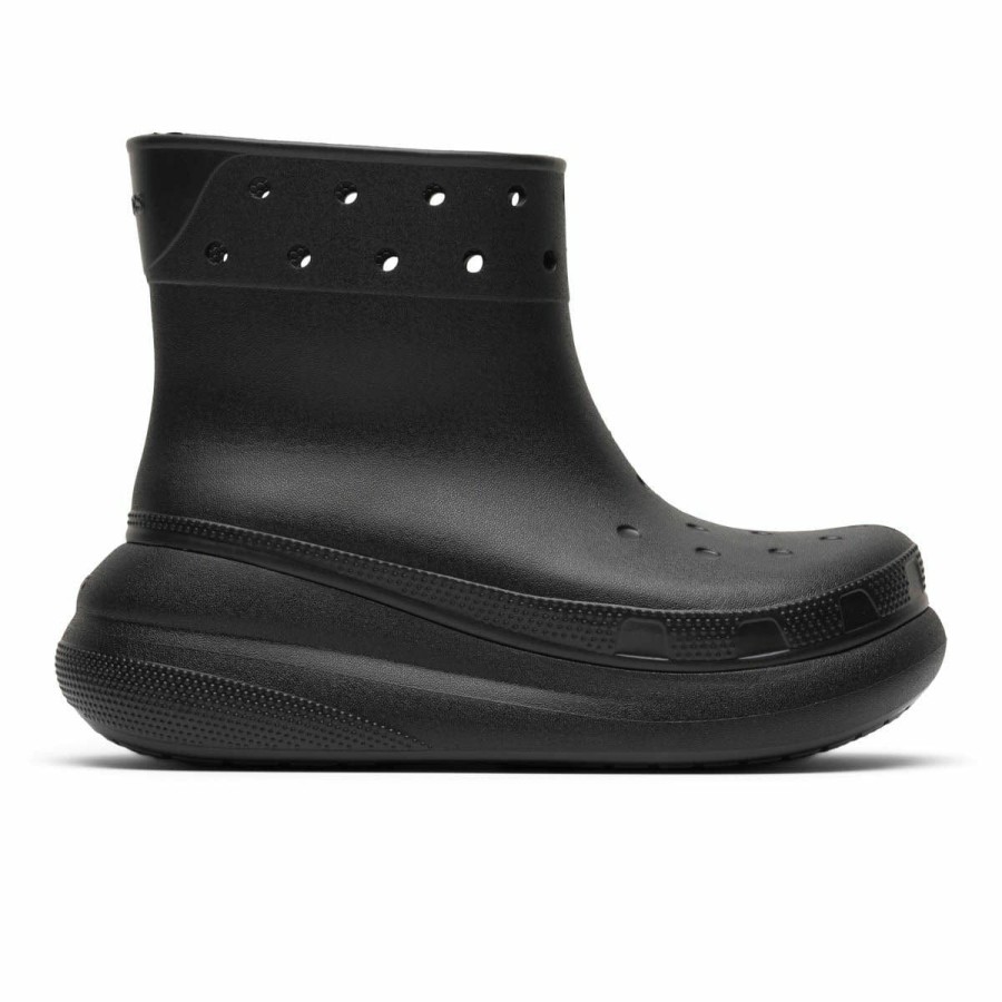 Footwear * | Crocs Classic Crush Boot Black