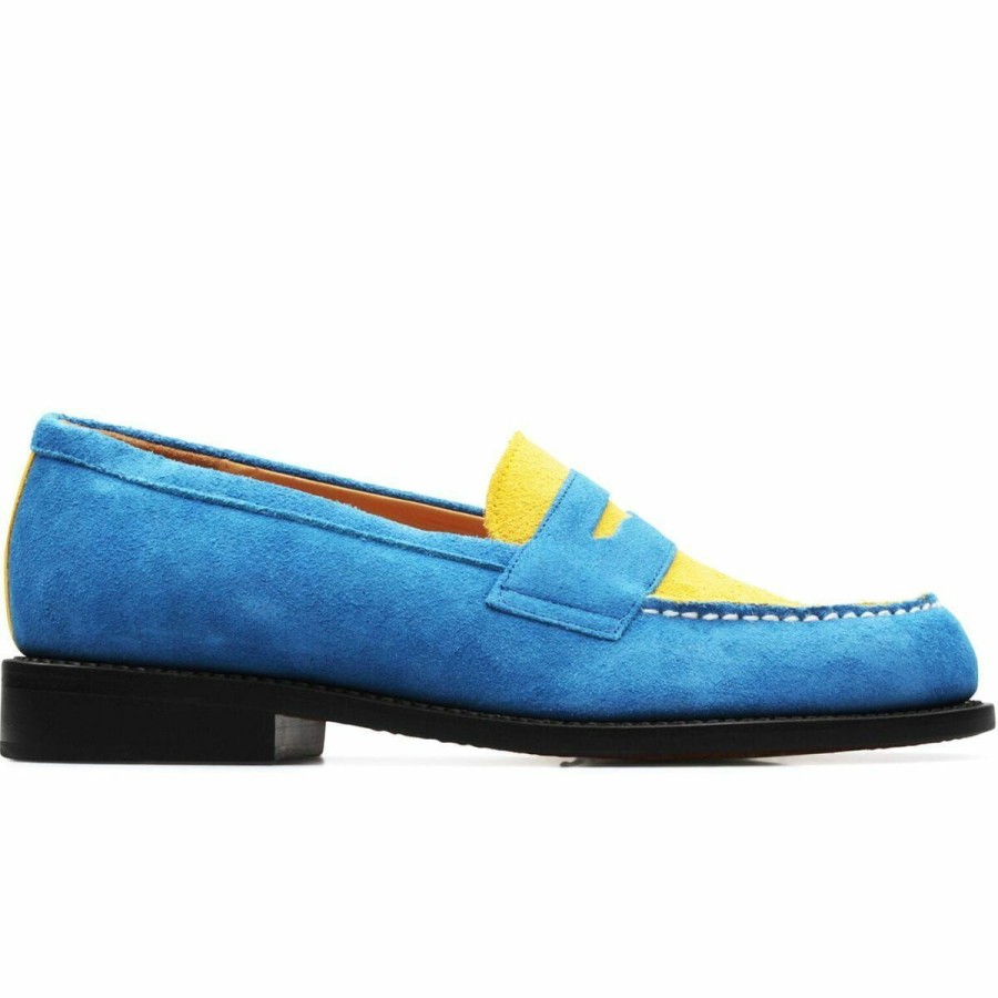 Footwear * | Hender Scheme Typical Color Exception Loafer #04 #04 Blue/Yellow