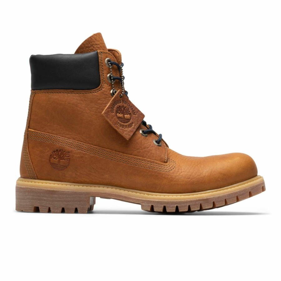 Footwear * | Timberland 6 In. Premium Boot Wheat Full Grain