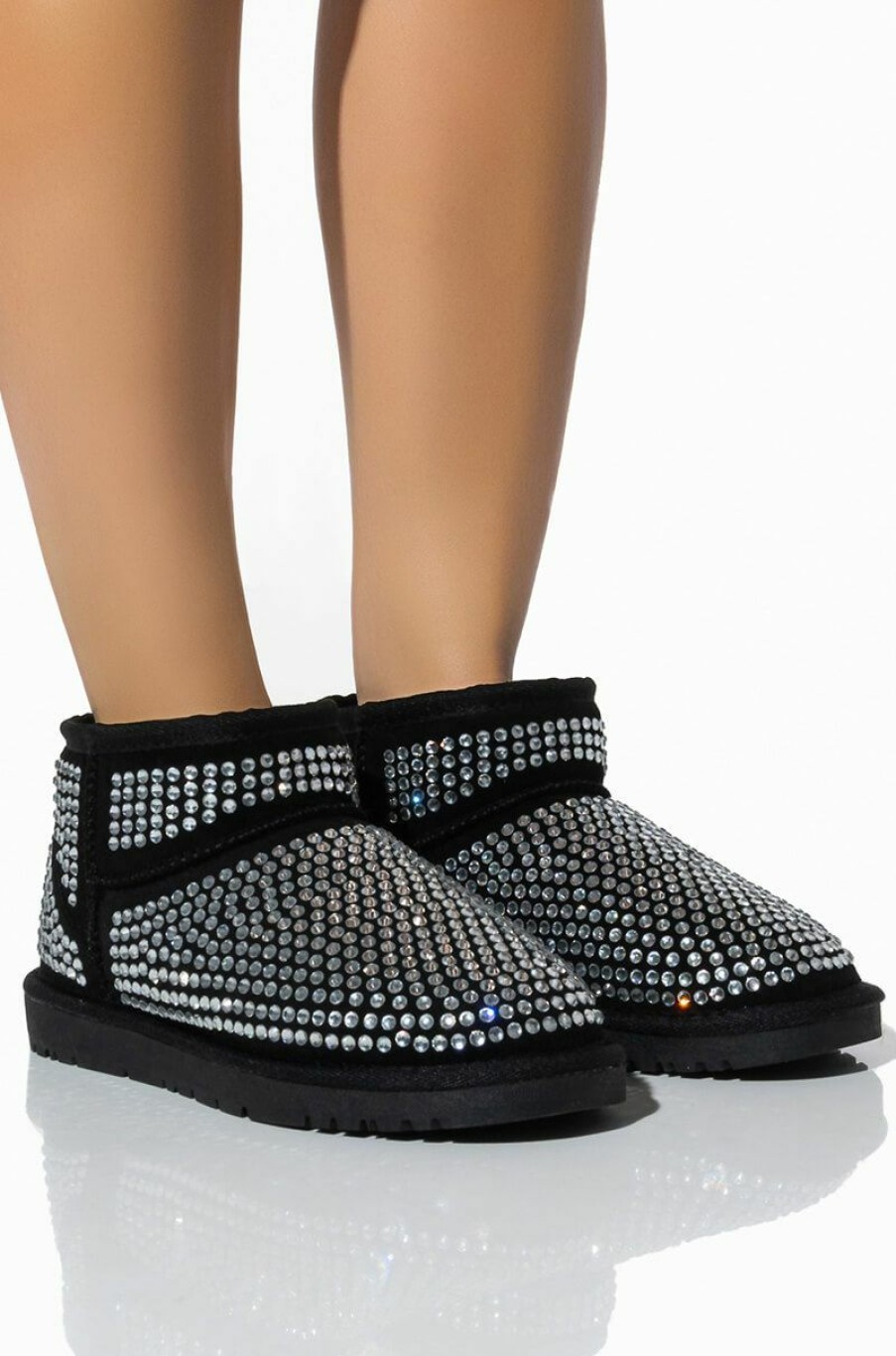 Shoes * | Akira Fairytale Bling Bootie In Black