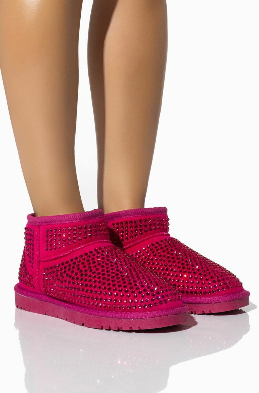 Shoes * | Akira Fairytale Bling Bootie In Pink