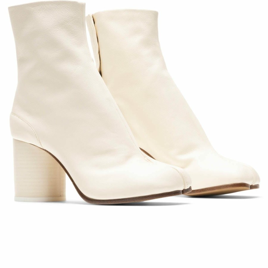 Footwear * | Maison Margiela Women'S Tabi H80 Boots White