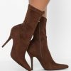 Shoes * | Azalea Wang Youre In The Mood For A Dance Bootie In Brown