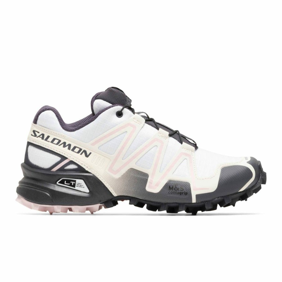 Footwear * | Salomon Speedcross 3 White/Ebony/Cradle Pink