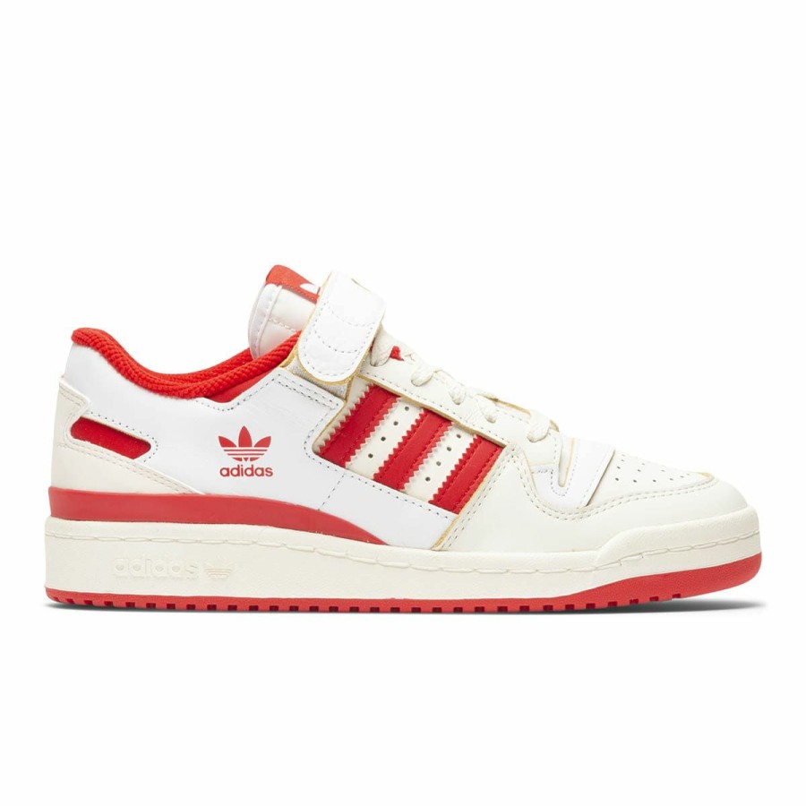 Footwear * | Adidas Women'S Forum 84 Low Off White/Vivid Red/Ftwr White