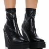 Shoes * | Aki Chunky Bootie Black