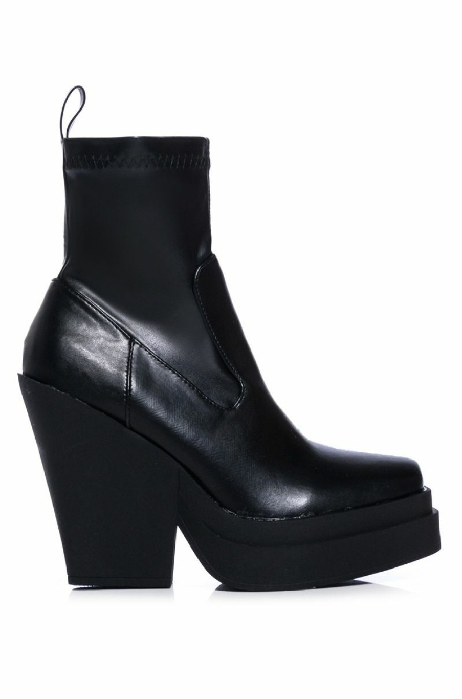 Shoes * | Aki Chunky Bootie Black