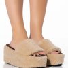 Shoes * | Pipa Sherpa Mule In Beige