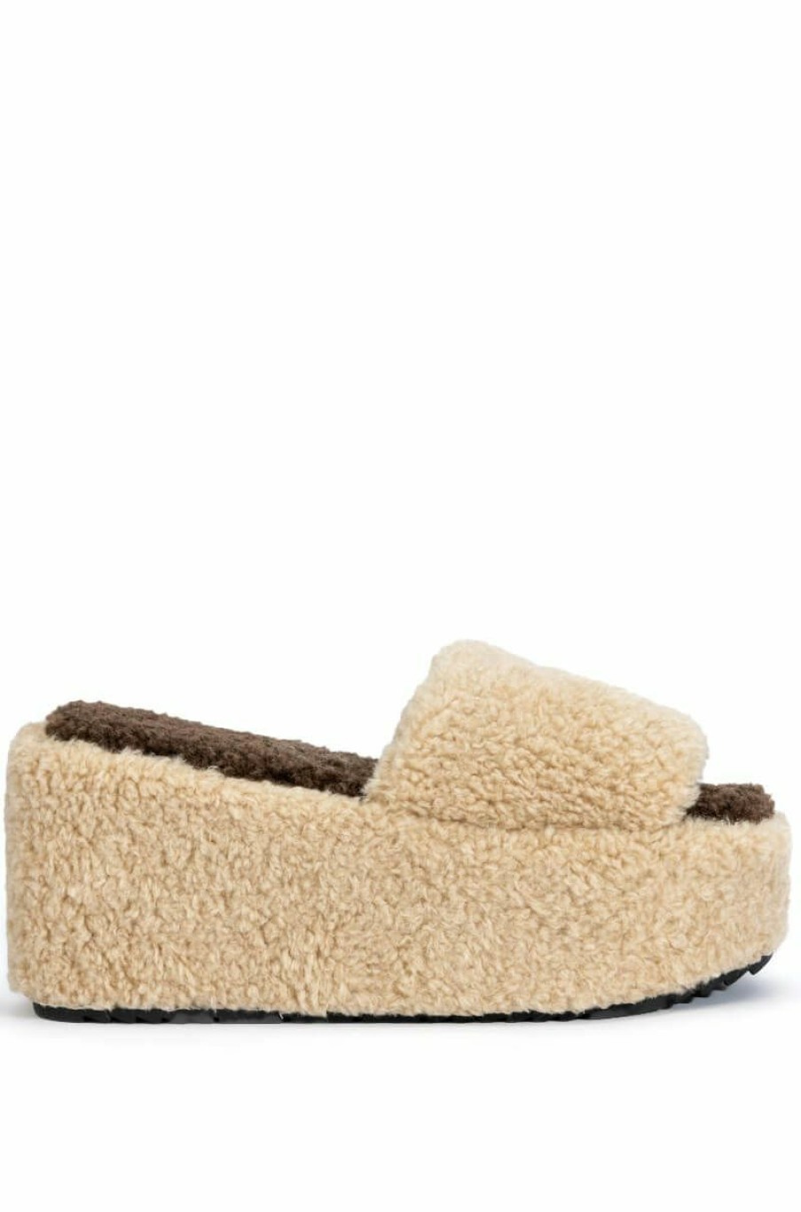 Shoes * | Pipa Sherpa Mule In Beige