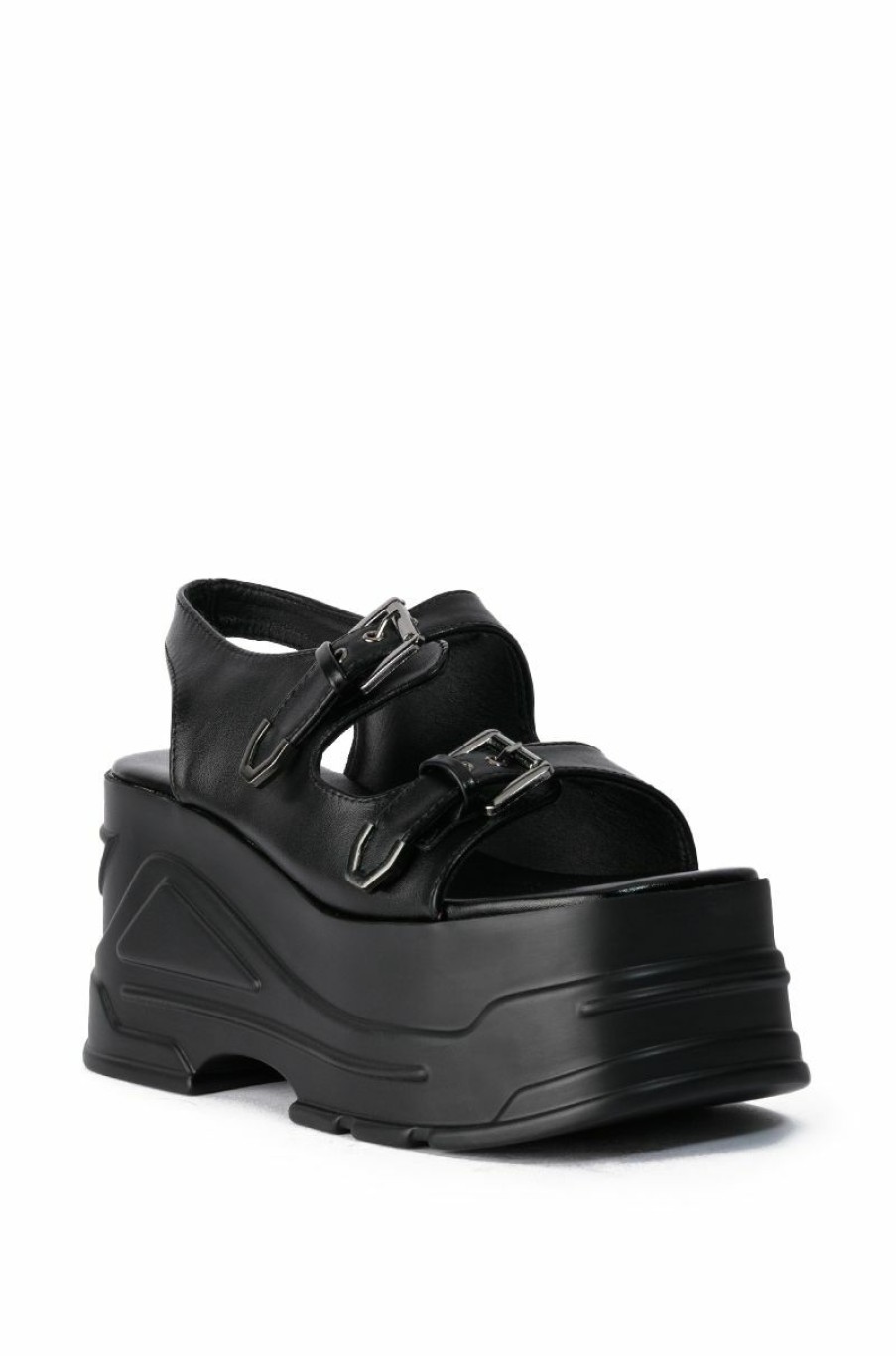 Shoes * | Monster Jam Flatform Sandal In Black