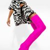 Shoes * | Azalea Wang Star Stretch Thigh High Stiletto Boot In Fuchsia