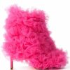 Shoes * | Azalea Wang Tutu Tulle Stiletto Bootie In Fuchsia