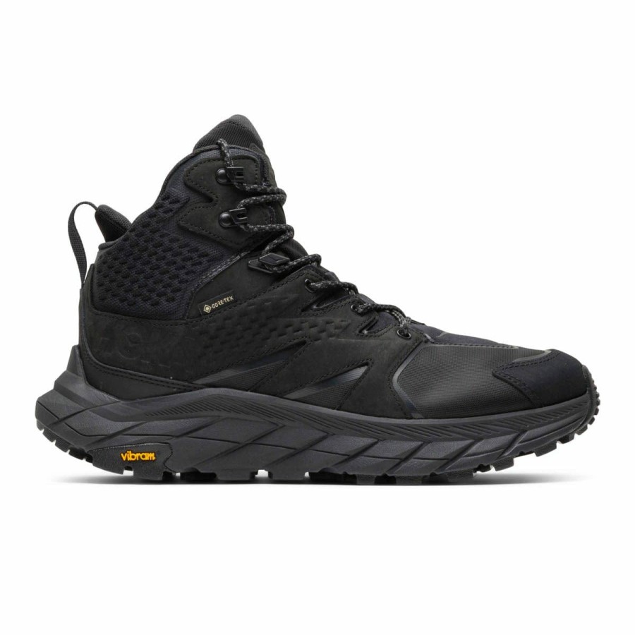 Footwear * | Hoka Mens Anacapa Mid Gtx Black/Black