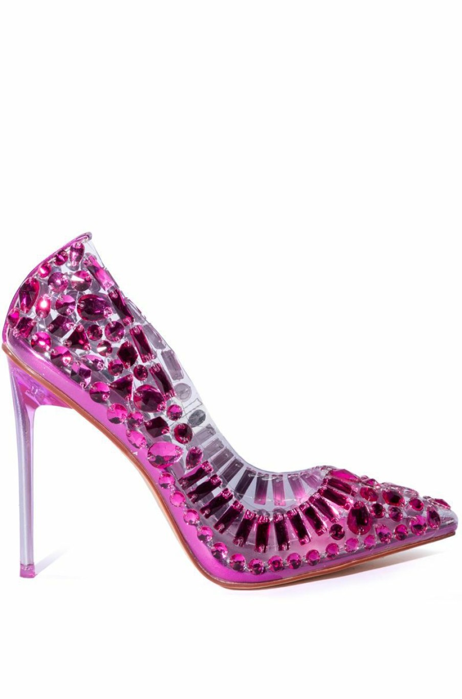 Shoes * | Azalea Wang Not Bossy Just A Boss Stiletto Pump In Fuchsia