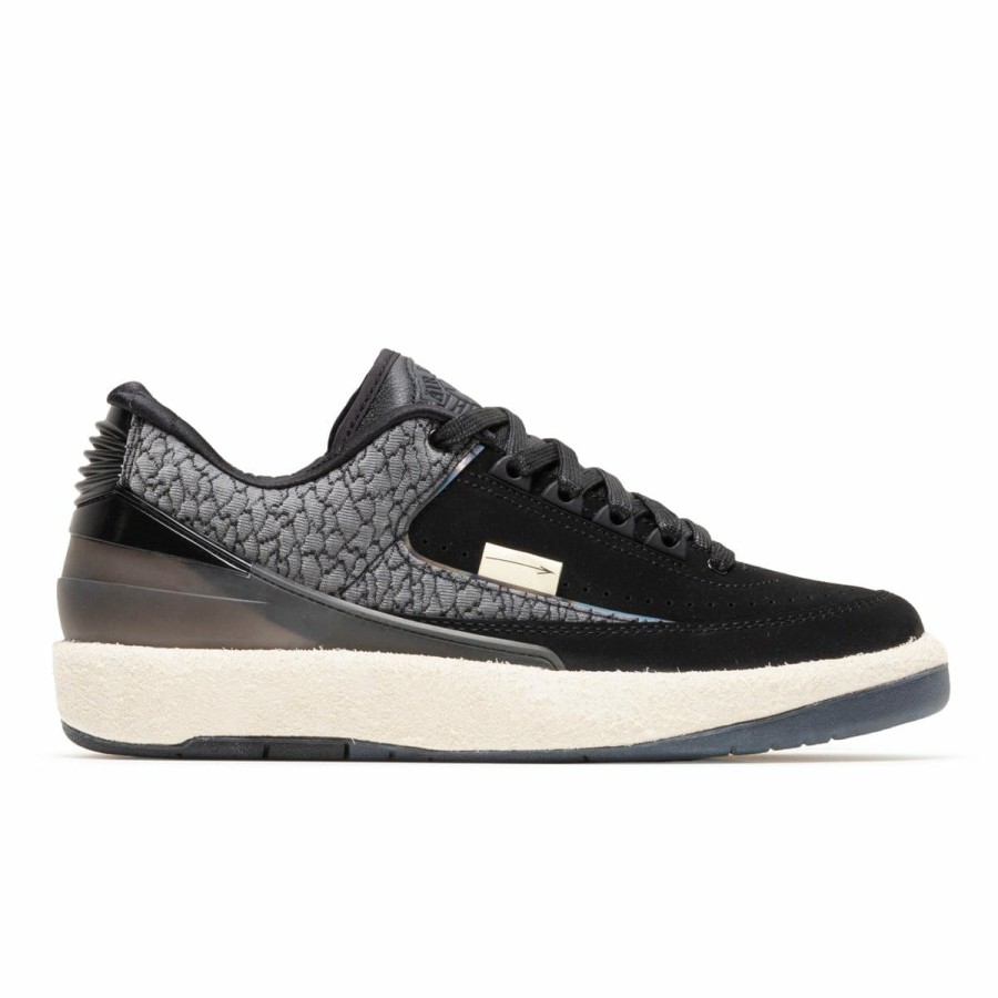 Footwear * | Jordan Brand Air Jordan 2 Retro Low Sp Black/Anthracite-Smoke Grey-Muslin [060]