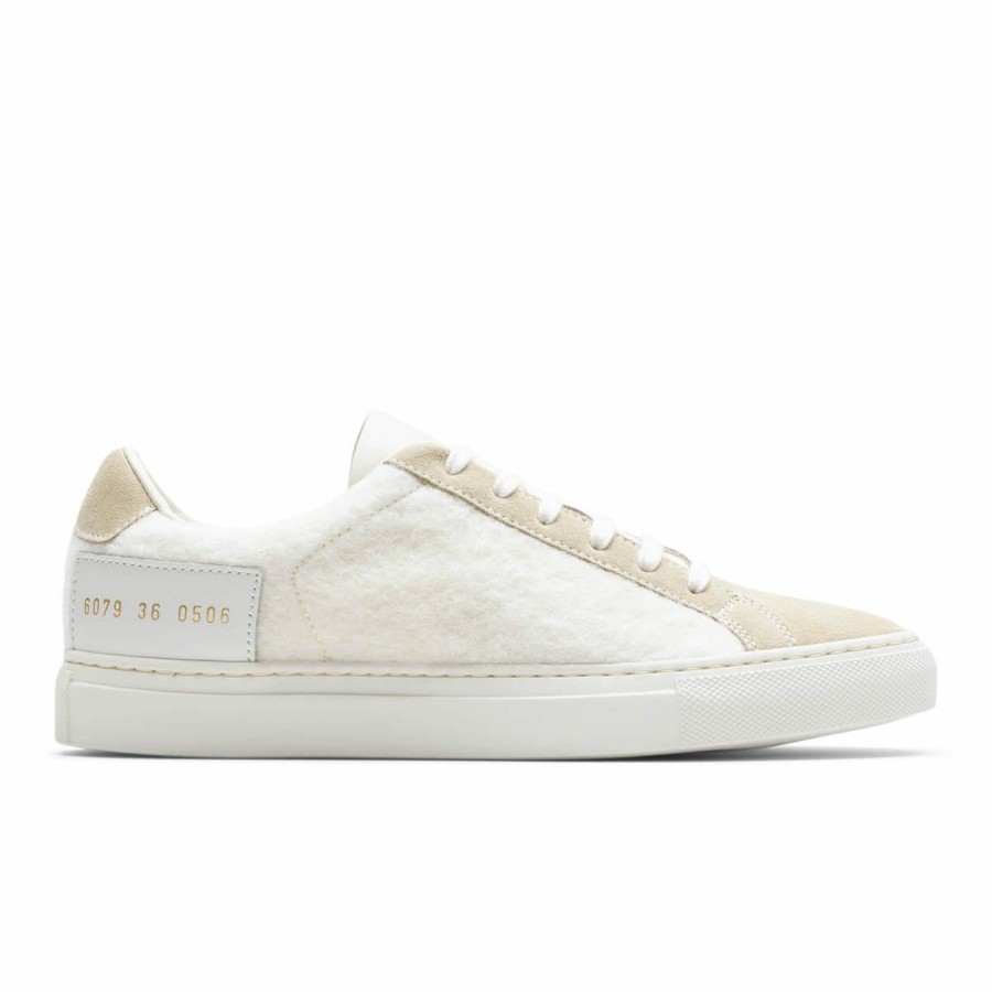 Footwear * | Common Projects Women'S Retro Wool White