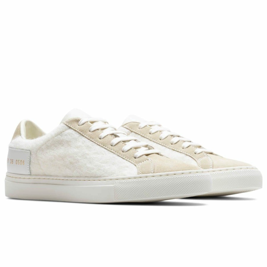 Footwear * | Common Projects Women'S Retro Wool White