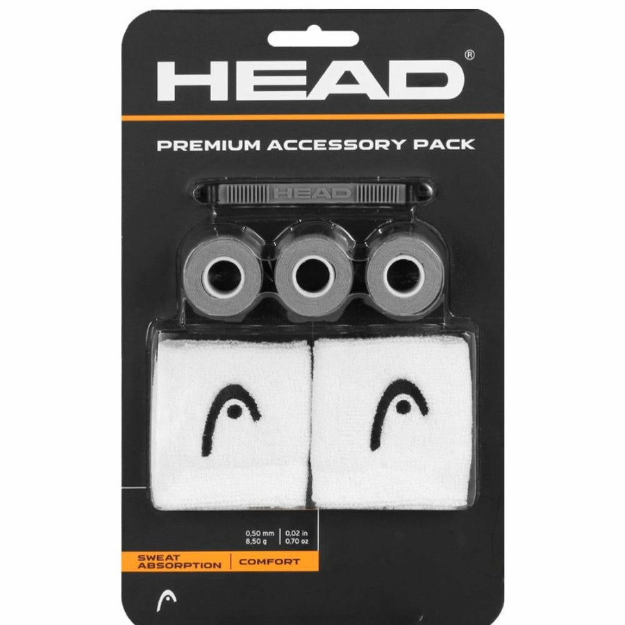 Overgrips * | Head Premium Accessory Pack White/Grey