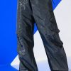 Bottoms * | Zona Oversized Parachute Pants Charcoal Grey