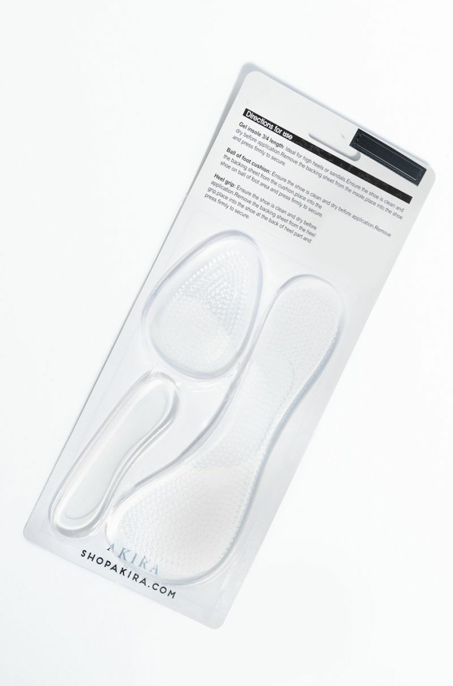 Shoes * | Party On Gel Insole Set Clear