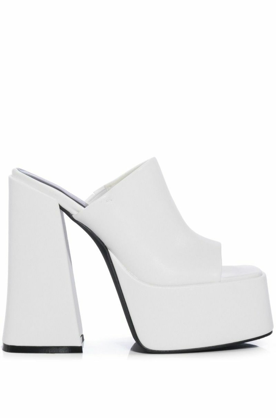 Shoes * | Azalea Wang Sheba Chunky Sandal In White