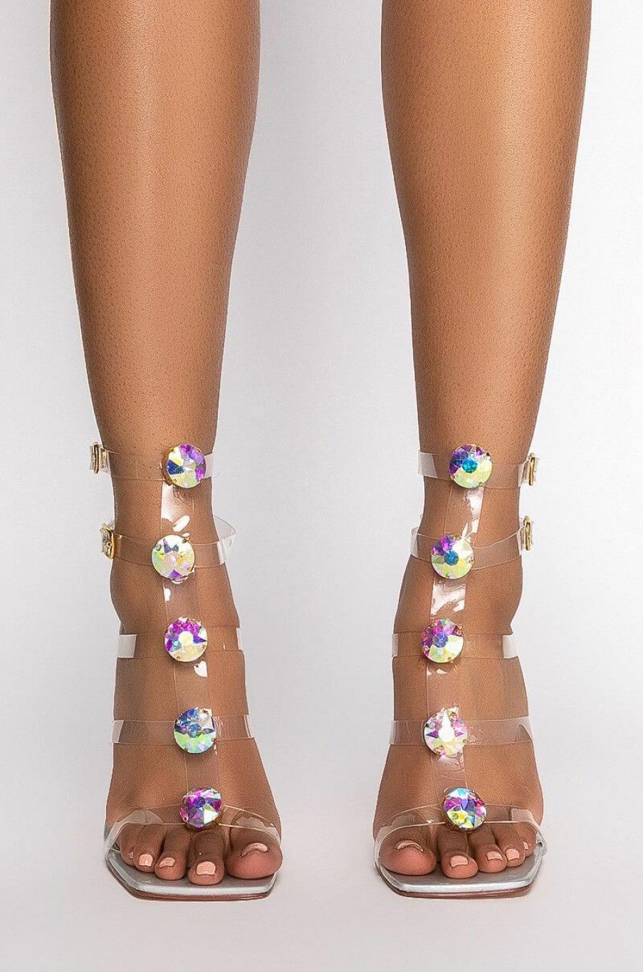 Shoes * | Azalea Wang Heart Breaker Stiletto Sandal In Hologram