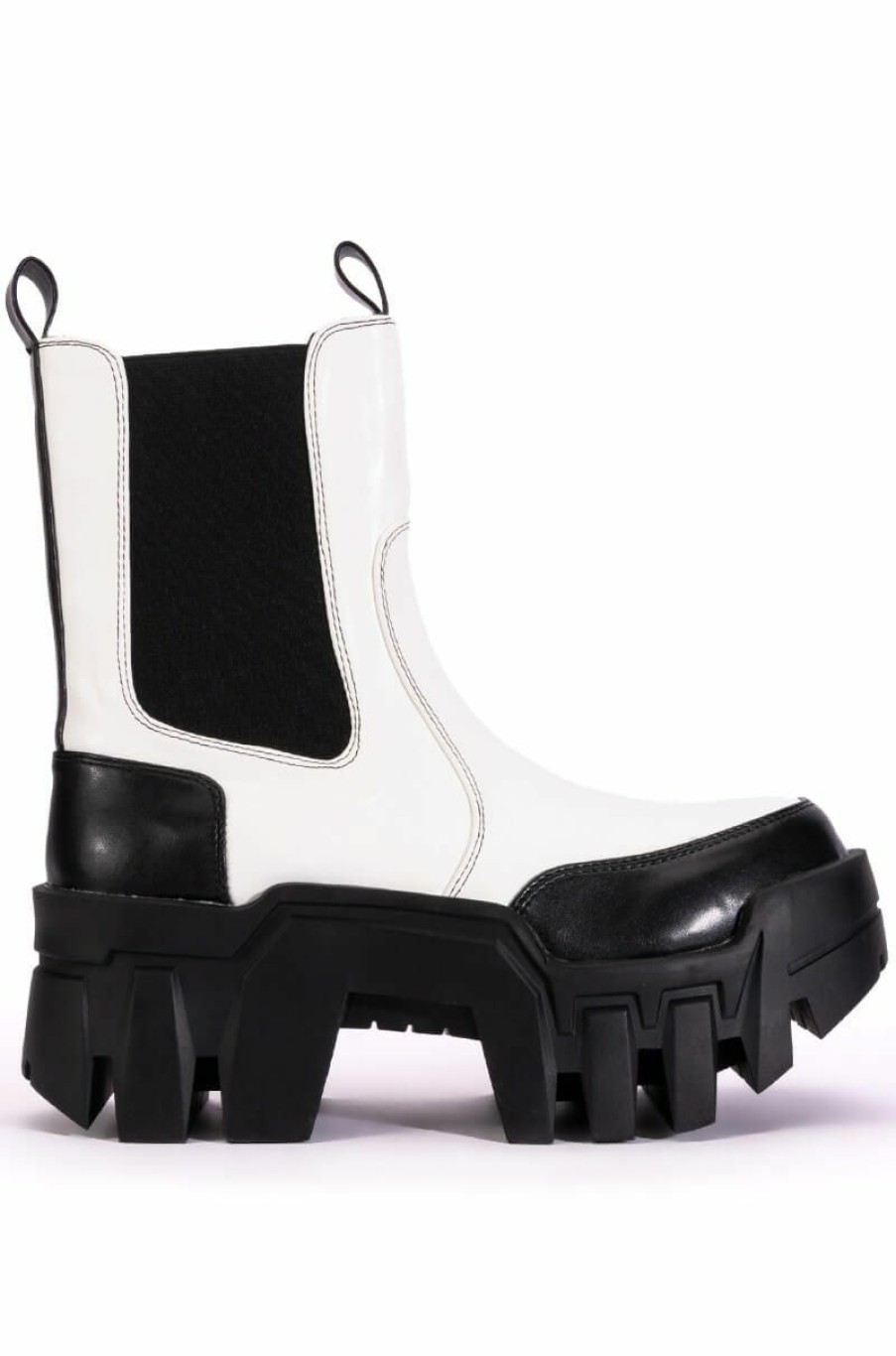 Shoes * | Azalea Wang Kelianna Chunky Boot In White