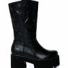 Shoes * | Azalea Wang Blizzard Chunky Western Boot In Black