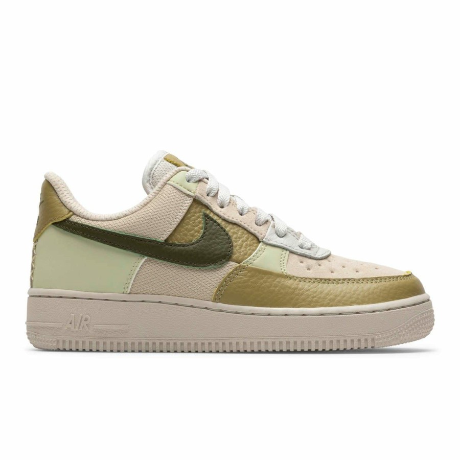 Footwear * | Nike Women'S Air Force 1 Light Bone/Rough Green-Olive Aura [001]