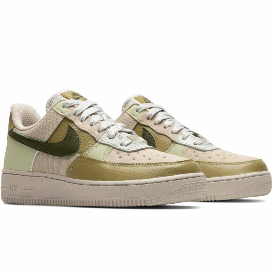 Footwear * | Nike Women'S Air Force 1 Light Bone/Rough Green-Olive Aura [001]